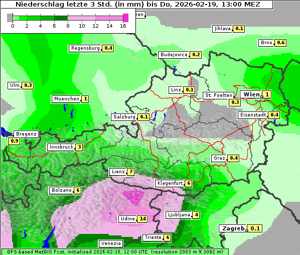 Niederschlag, 19. 2. 2026