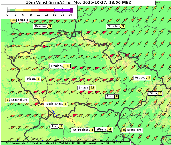 Wind, 27. 10. 2025