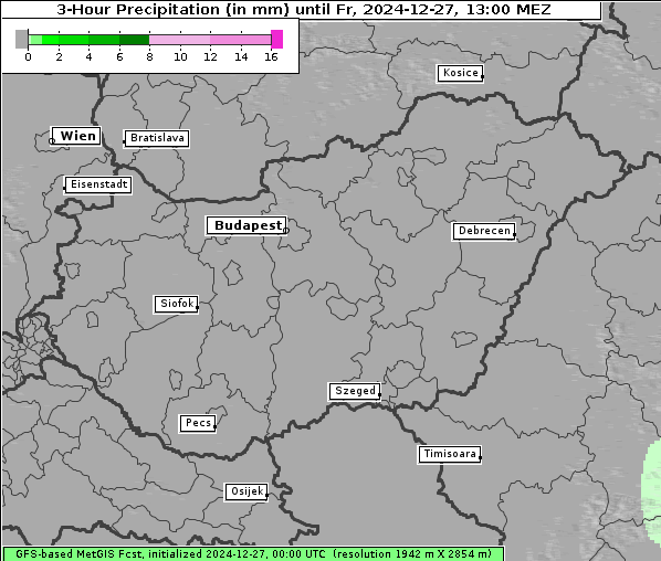 Niederschlag, 27. 12. 2024