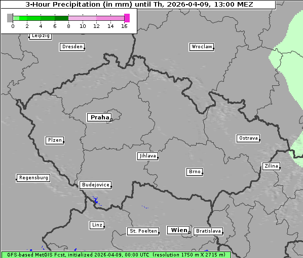 Niederschlag, 9. 4. 2026