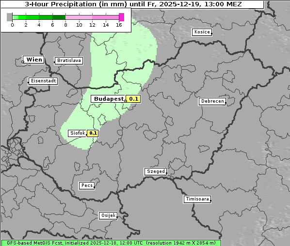 Niederschlag, 19. 12. 2025