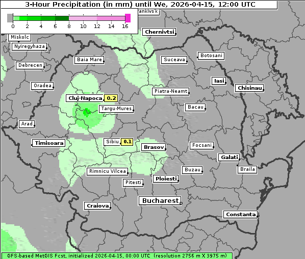 Niederschlag, 15. 4. 2026
