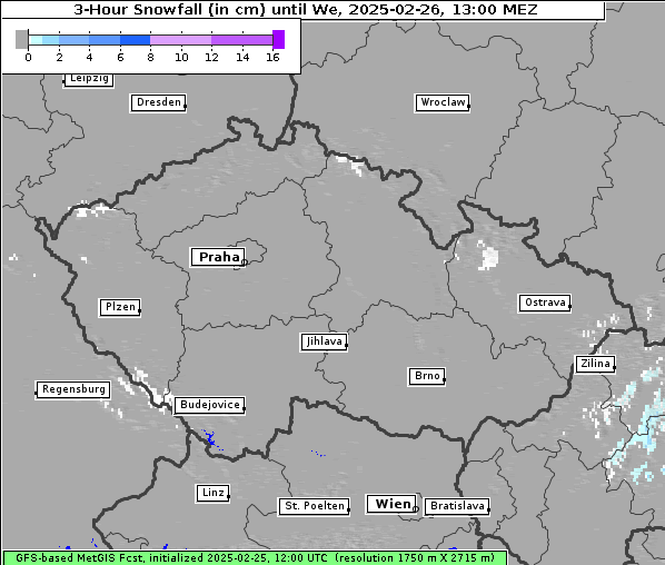 Neuschnee, 26. 2. 2025