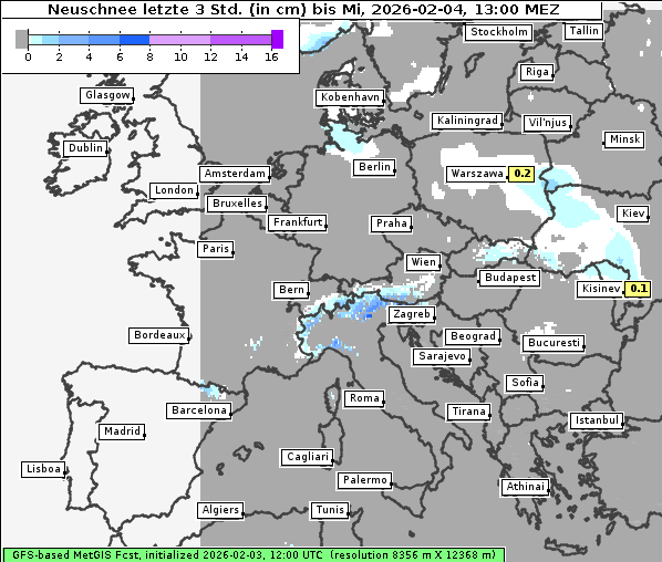 Neuschnee, 4. 2. 2026
