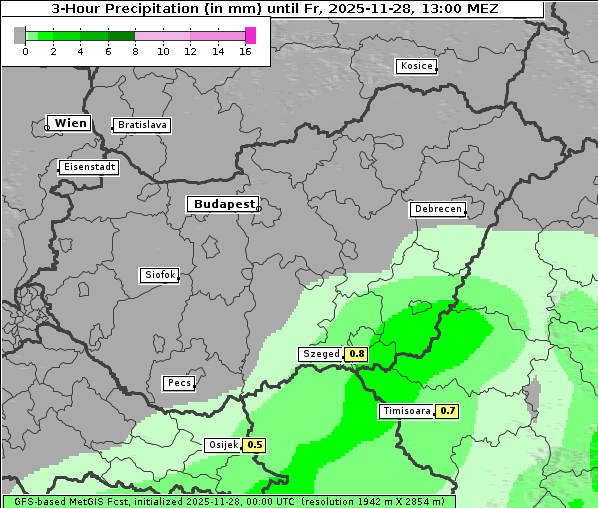 Niederschlag, 28. 11. 2025