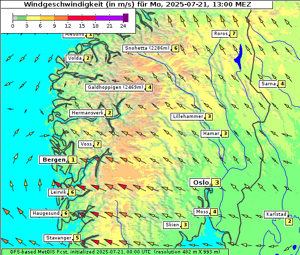 Wind, 21. 7. 2025