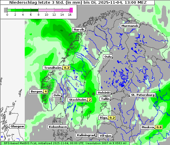 Niederschlag, 4. 11. 2025