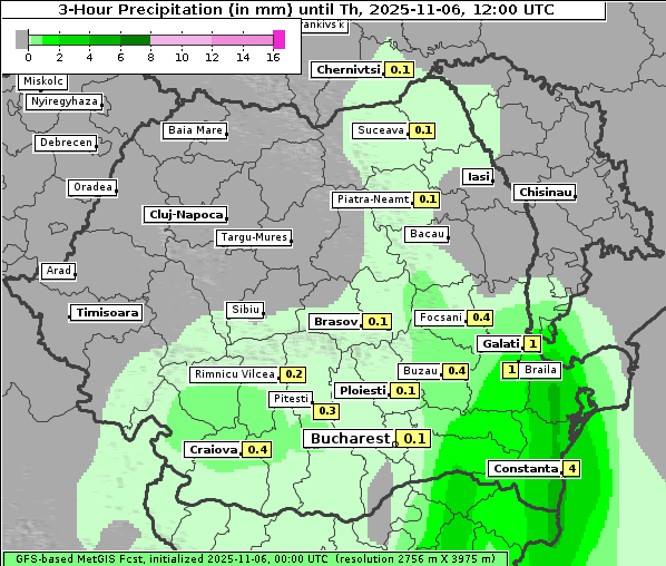 Niederschlag, 6. 11. 2025