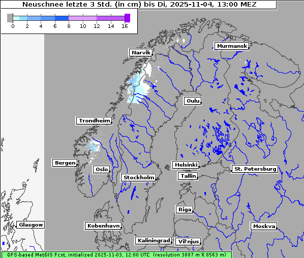 Neuschnee, 4. 11. 2025