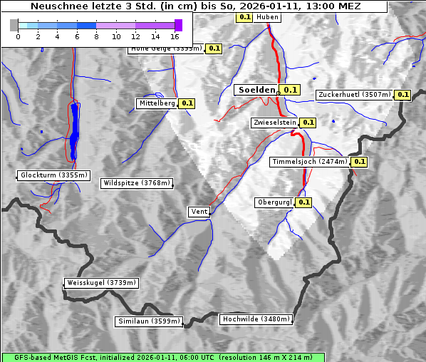 Neuschnee, 11. 1. 2026