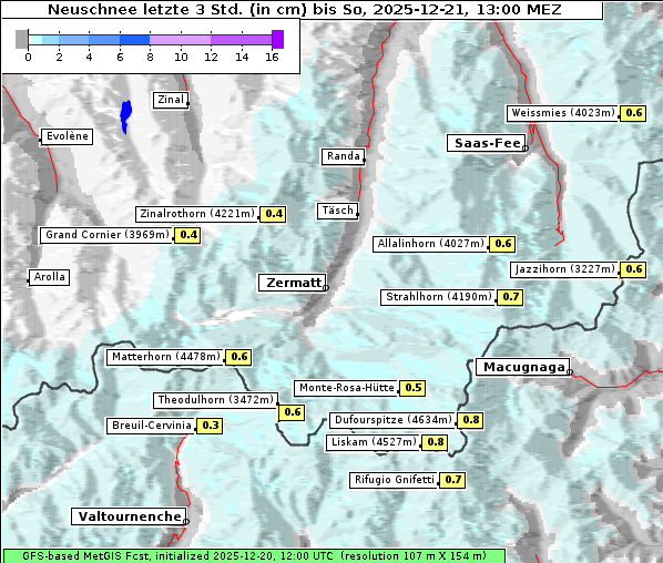 Neuschnee, 21. 12. 2025