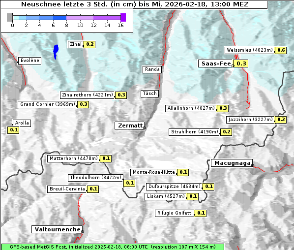 Neuschnee, 18. 2. 2026