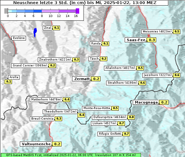 Neuschnee, 22. 1. 2025