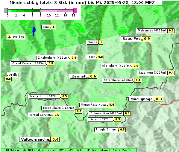 Niederschlag, 28. 5. 2025