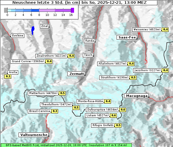 Neuschnee, 21. 12. 2025