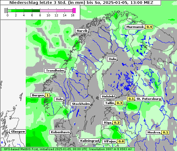 Niederschlag, 5. 1. 2025