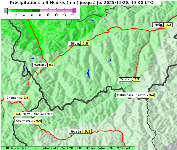Niederschlag, 20. 11. 2025