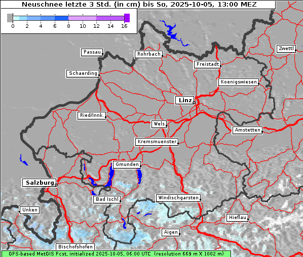 Neuschnee, 5. 10. 2025