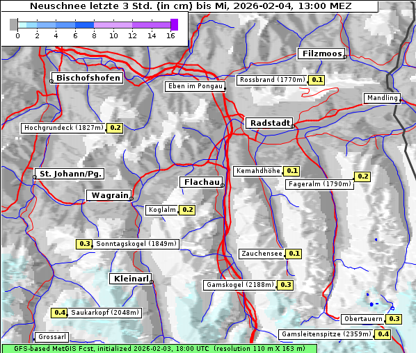 Neuschnee, 4. 2. 2026