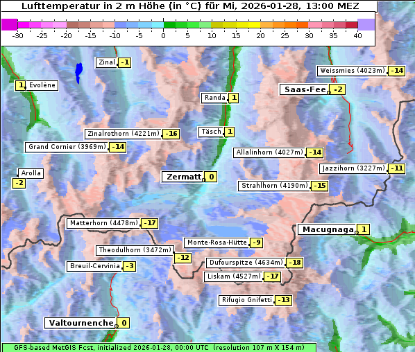 Temperatur, 28. 1. 2026