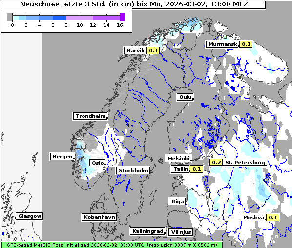 Neuschnee, 2. 3. 2026