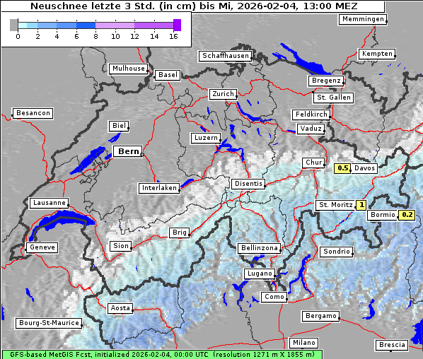 Neuschnee, 4. 2. 2026