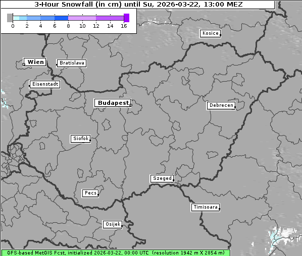 Neuschnee, 22. 3. 2026