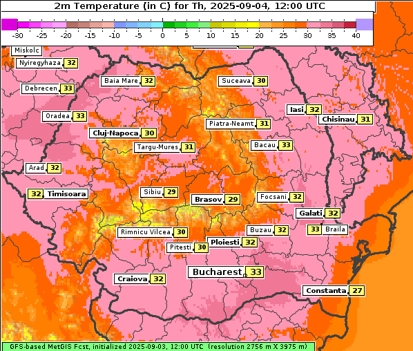 Temperatur, 4. 9. 2025