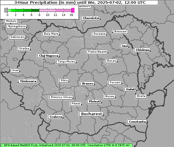 Niederschlag, 2. 7. 2025