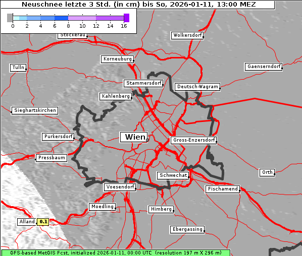 Neuschnee, 11. 1. 2026