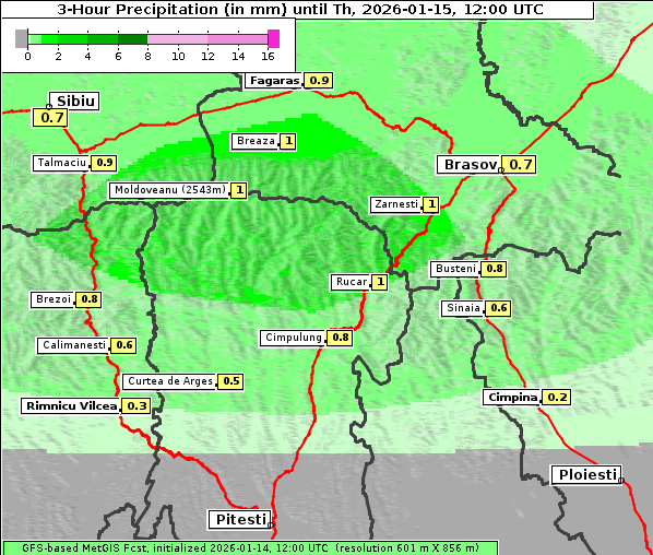 Niederschlag, 15. 1. 2026