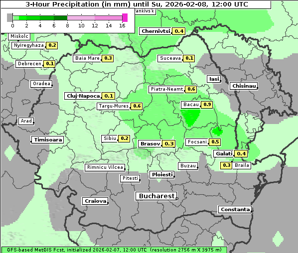 Niederschlag, 8. 2. 2026