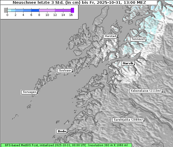 Neuschnee, 31. 10. 2025