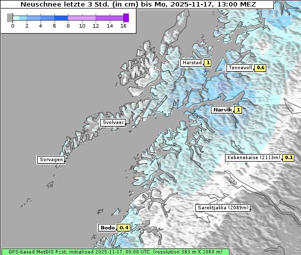 Neuschnee, 17. 11. 2025