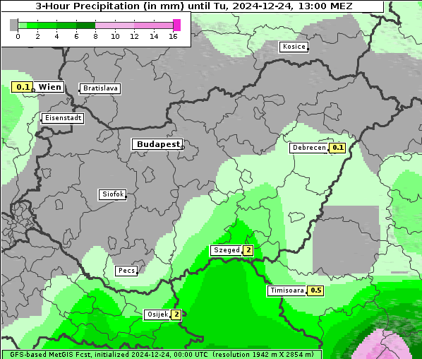 Niederschlag, 24. 12. 2024