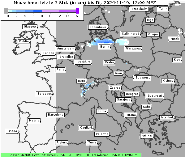 Neuschnee, 19. 11. 2024