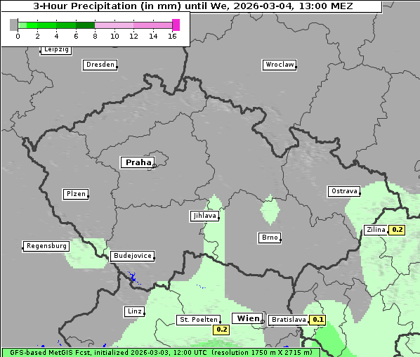 Niederschlag, 4. 3. 2026