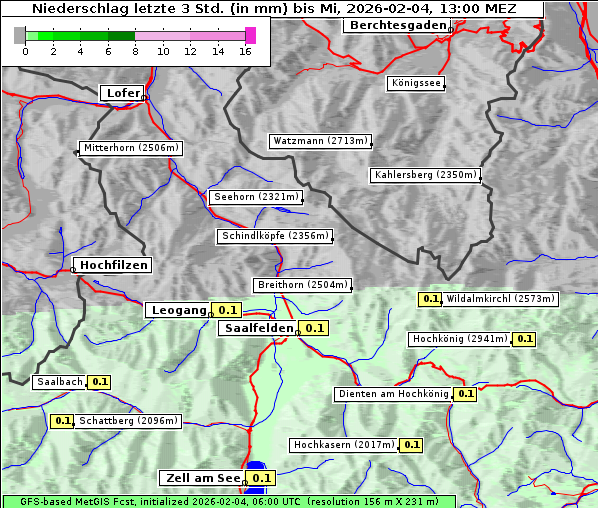 Niederschlag, 4. 2. 2026