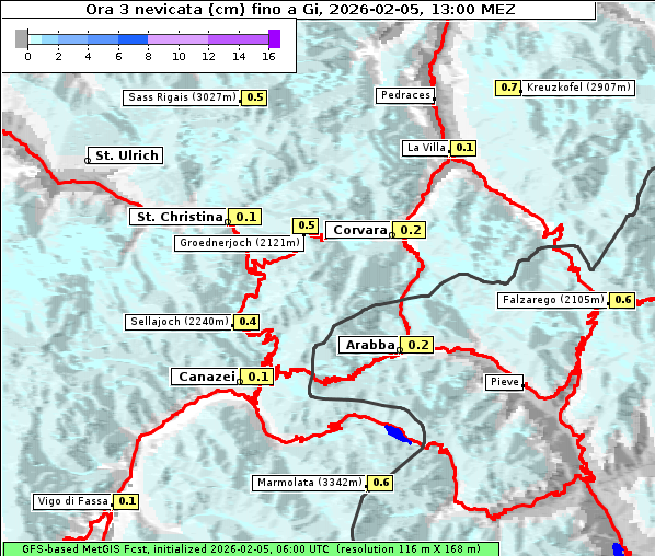 Neuschnee, 5. 2. 2026