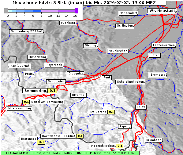 Neuschnee, 2. 2. 2026