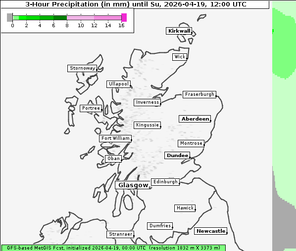 Niederschlag, 19. 4. 2026