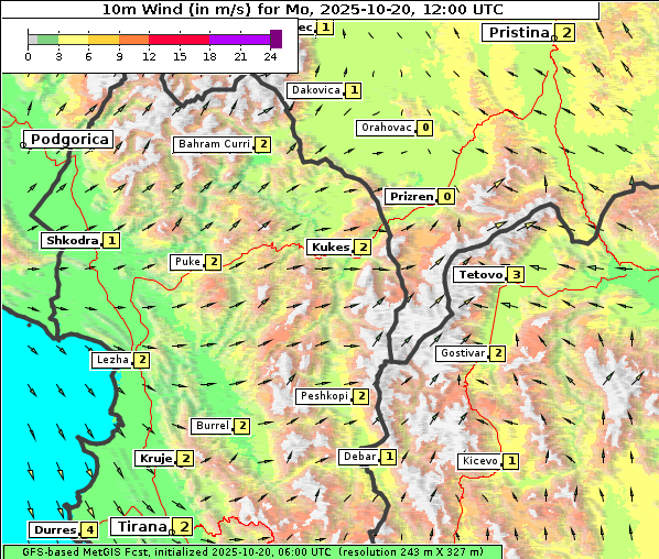 Wind, 20. 10. 2025