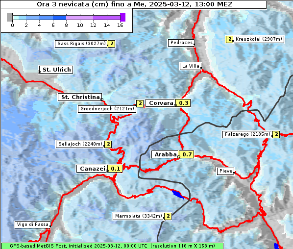 Neuschnee, 12. 3. 2025