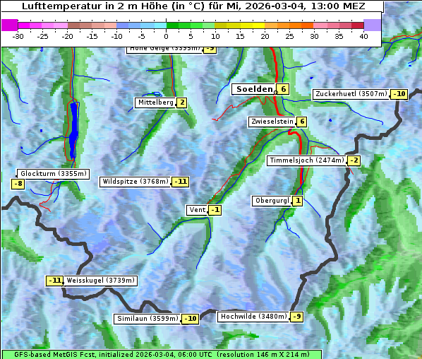 Temperatur, 4. 3. 2026