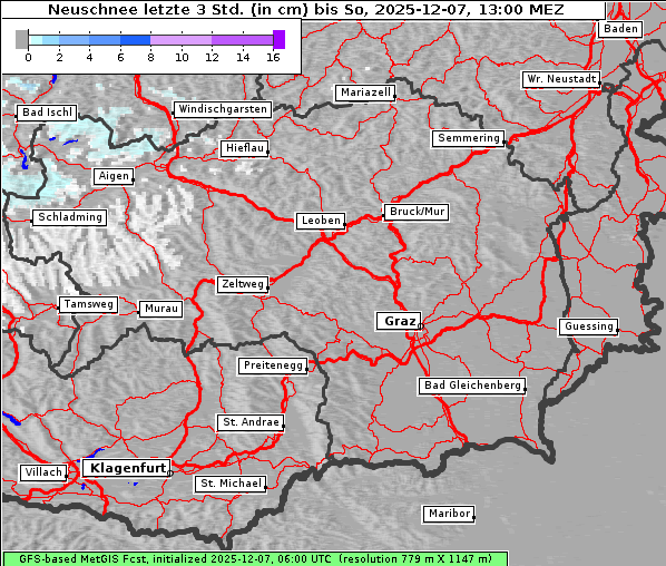 Neuschnee, 7. 12. 2025