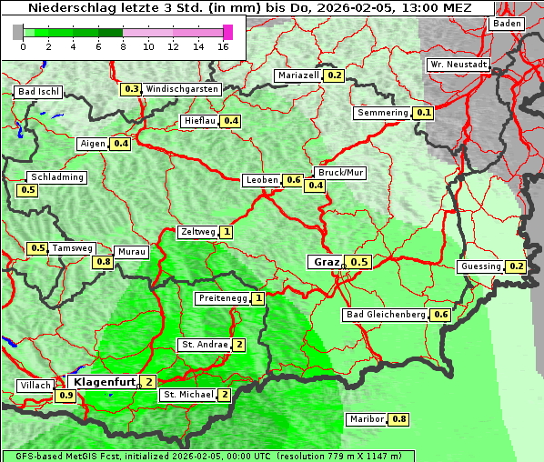 Niederschlag, 5. 2. 2026