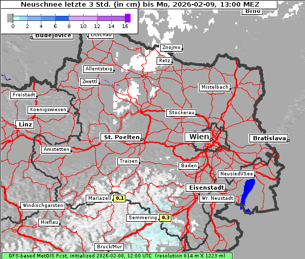 Neuschnee, 9. 2. 2026