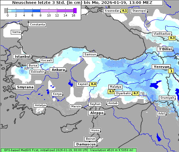 Neuschnee, 19. 1. 2026