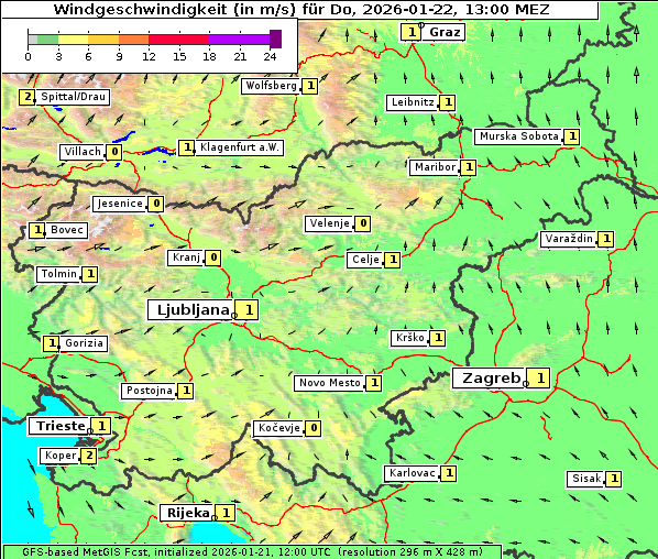 Wind, 22. 1. 2026