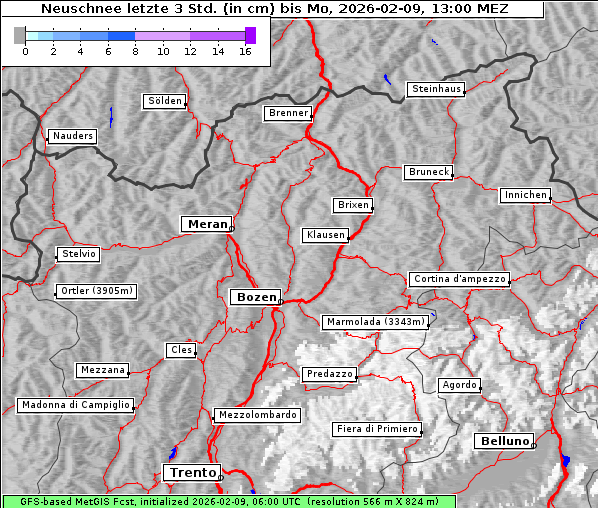Neuschnee, 9. 2. 2026
